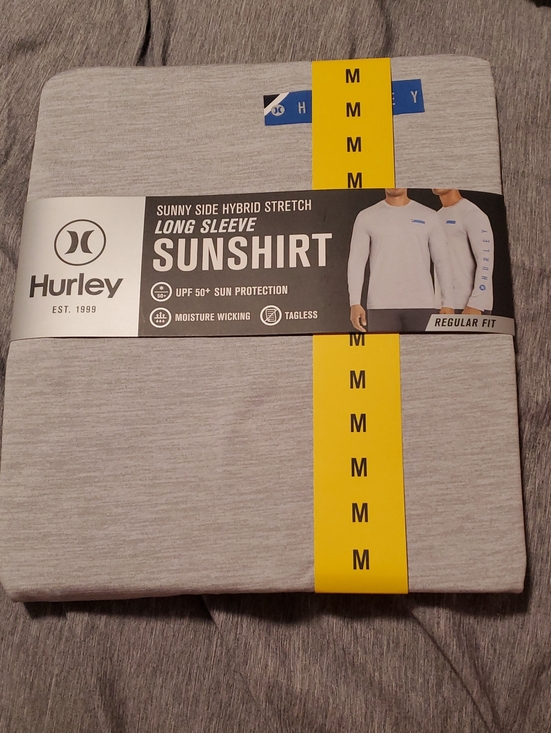 Hurley Other - Hurley Men’s Long Sleeve Sunshirt - Heather Gray